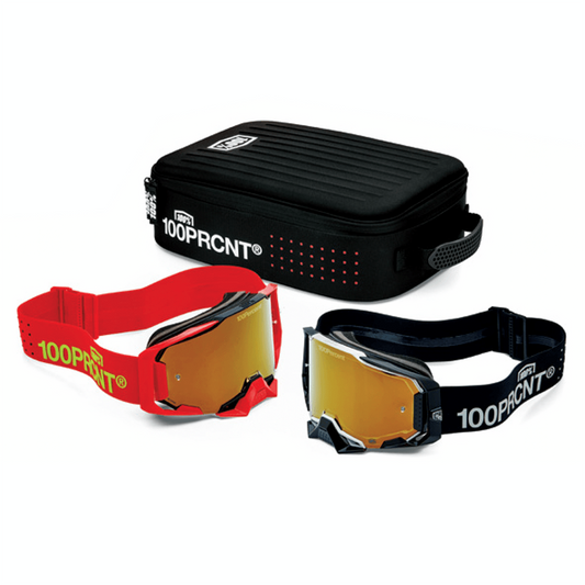  100% Dual Armega Racer Pro Goggles Pack