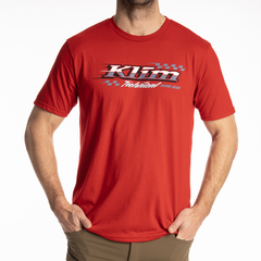 [Color:::Classic Red / White] Klim Heritage Tri-Blend Tee