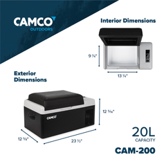 Camco 20 Liter Portable Refrigerator 20camcofridge