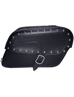 CASTLE LARGE STUDDED KICKBACK SADDLEBAGS