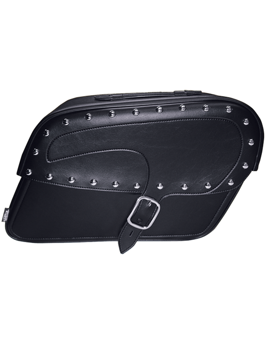 CASTLE LARGE STUDDED KICKBACK SADDLEBAGS