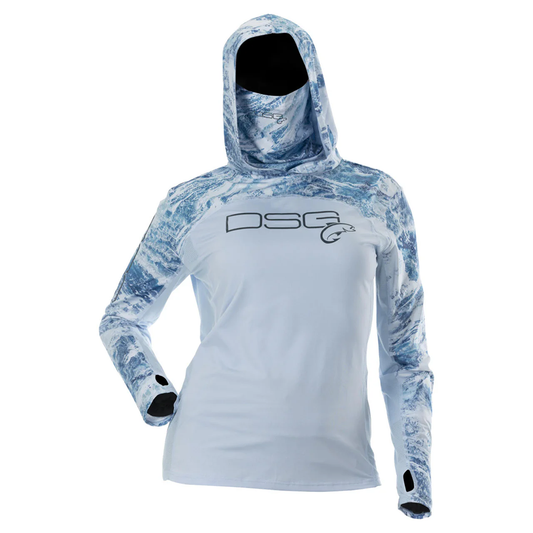 DSG Women's Chloe Hooded Sun UPF Shirt - Slate