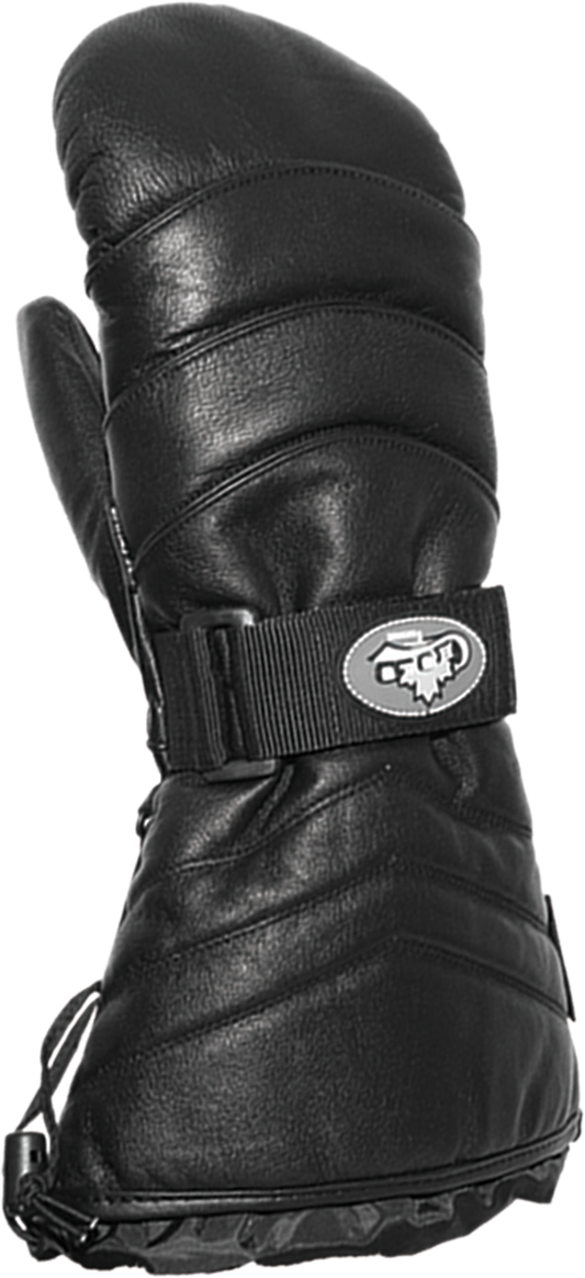 Choko Drifter Leather Mitts Black