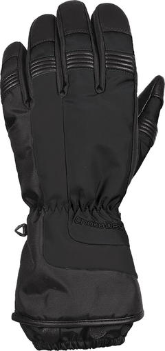 [Color:::Black] Choko Women's Nylon/Leather Gloves