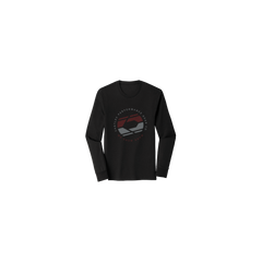 [Color:::Black-Maroon-Gray] Castle X Rail Long Sleeve T-Shirt