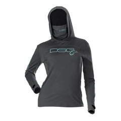 DSG Women's Chloe Hooded Sun UPF Shirt - Slate Slate1