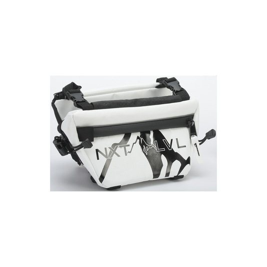Skinz Protective Gear LVL Handlebar Bag White - Pro RMK, Switchback Assault &#x28;Fits AXYS&#x29; 2011-2022 
