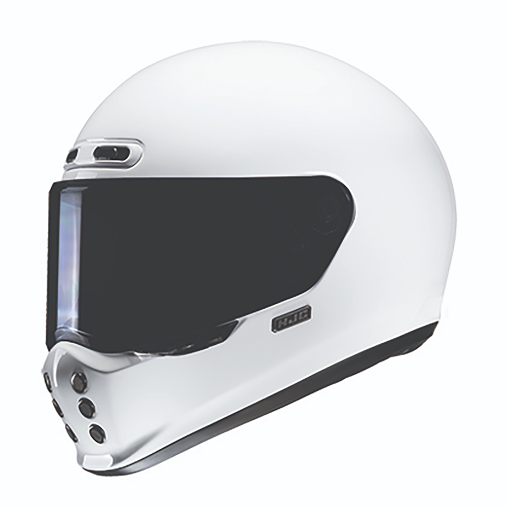[Color:::White] HJC V10 Solid and Semi-Flat