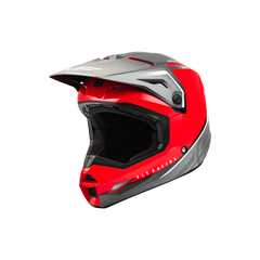 [Color:::Red-Grey] Fly Kinetic Vision Helmet