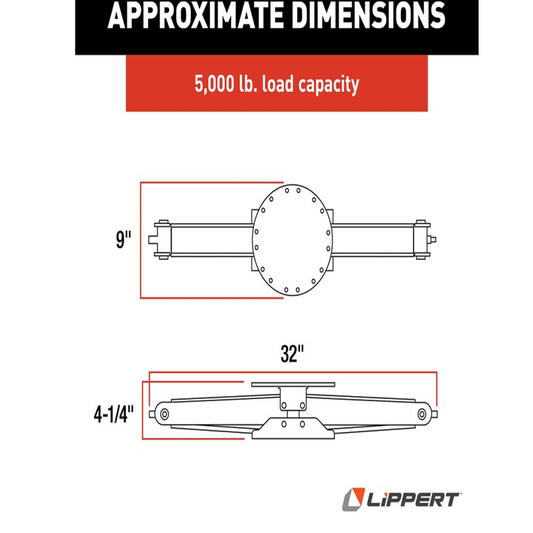 Lippert Manual RV Scissor Jack Kit 30in 2 Pack 30jack2