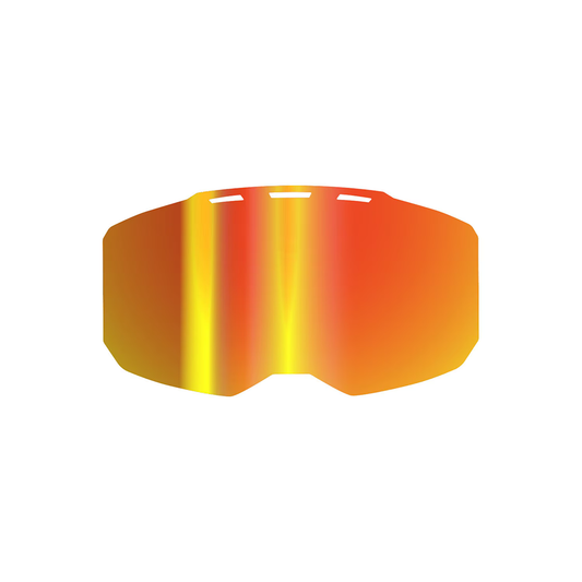 Klim Edge Efire Lens Smoke Red Mirror