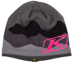 [Color:::Castlerock Gray - Knockout Pink] Klim Beanie