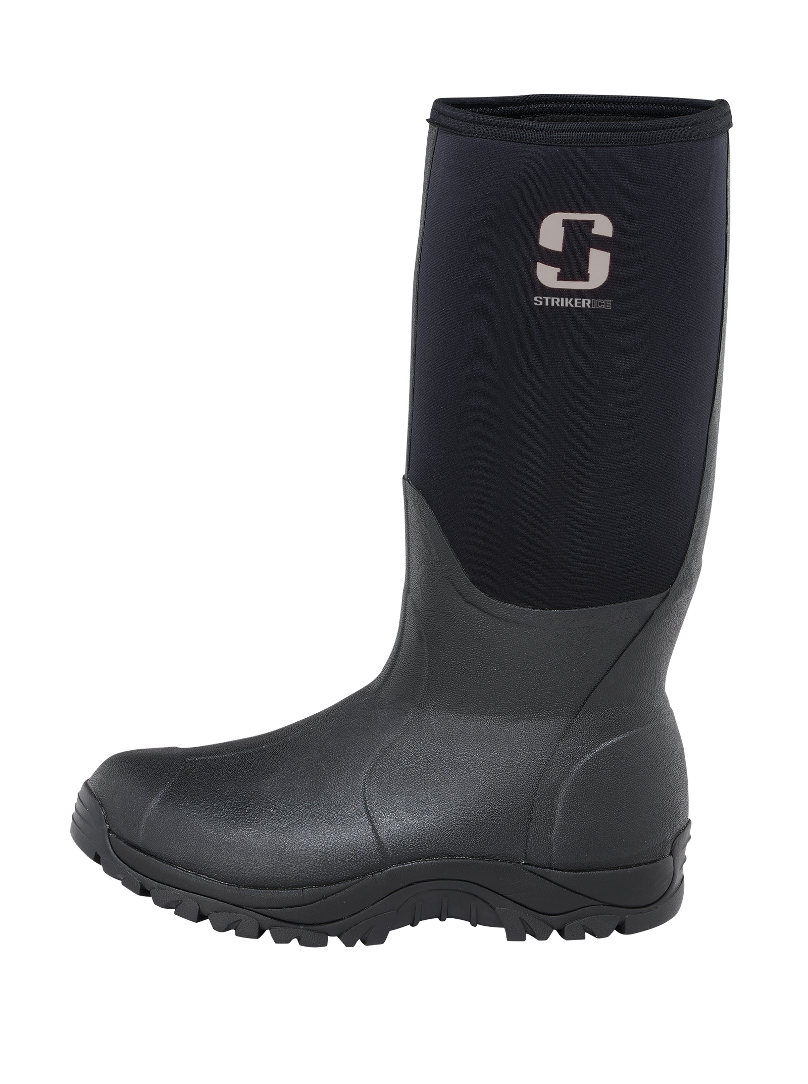 Striker Ice Men's Trekker Bib – Waterproof Black Nylon Chest Waders For Ice Fishing (All Sizes)