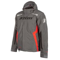 [Color:::Asphalt - High Risk Red] Klim Rift Float Jacket