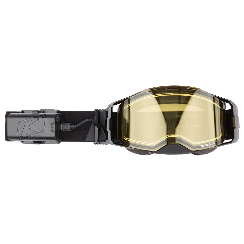 [Color:::Slope Black Light Yellow Tint] Klim Edge eFire Goggle