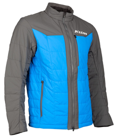 [Color:::Asphalt / Electric Blue Lemonade] Klim Override Jacket