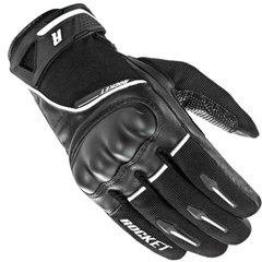 [Color:::Black-White] JOE ROCKET SUPER MOTO LEATHER GLOVE