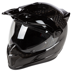 [Color:::Gloss Karbon Black] Klim Krios Karbon Adventure Helmet ECE/DOT