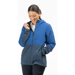 [Color:::Mazarine Blue - Dress Blues] Klim Women's Soteria Insulated Hooded Jacket