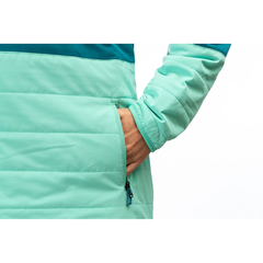 [Color:::Deep Lagoon - Electric Green] Klim Women's Soteria Insulated Pullover