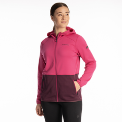[Color:::Fuchsia Red / Italian Plum] Klim Women's Solitude Hoodie