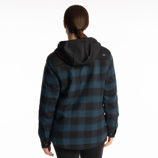  Klim Women's Big Sky Fleece Liner Flannel Hoodie