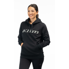 [Color:::Black - Monument] Klim Women's Pullover Hoodie