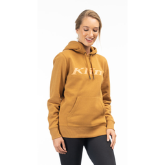 [Color:::Golden Brown - Mock Orange] Klim Women's Pullover Hoodie