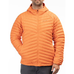 [Color:::Red Orange] Klim Arete Down Hooded Jacket