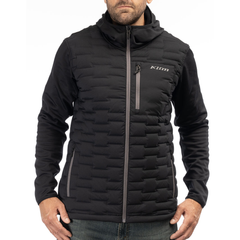 [Color:::Black] Klim Boulder Stretch Down Hybrid Hoodie