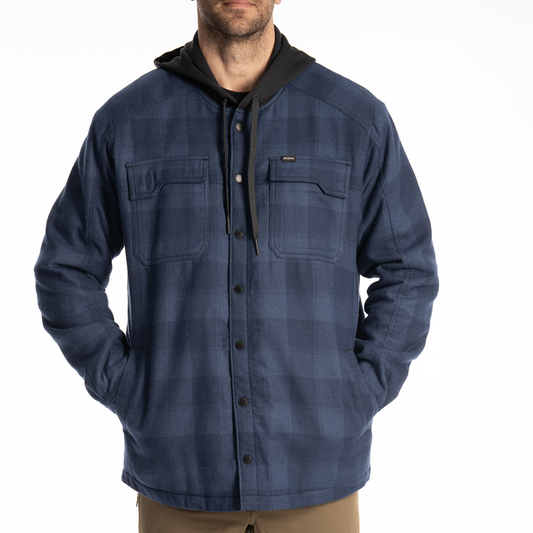  Klim Targhee Fleece Lined Flannel Hoodie
