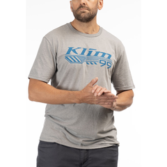 [Color:::Heathered Gray - Imperial Blue] Klim Foundation Tri-Blend Tee