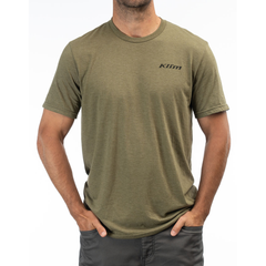 [Color:::Military Green Frost - Black] Klim Mountain Peak Tri-Blend Tee