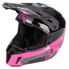 [Color:::Elevate Black - Knockout Pink] Klim F3 Helmet ECE