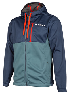 [Color:::Dress Blues - Petrol] Klim Youth Transition Hoodie