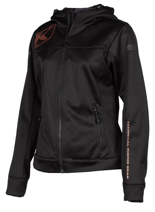 Klim Women's Evolution Hoodie Black-Rose Gold