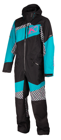[Color:::Black - Arctic Teal] Klim Ripsa One Piece Suit