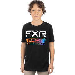 [Color:::Black/Spectrum] FXR Youth Race Division Premium T-Shirt