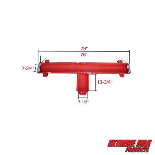 Extreme Max 5001.5111 Rear Wheel Motorcycle Dolly with Kickstand Tray Image 2