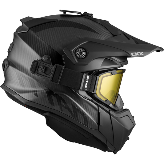  CKX Titan Carbon Helmet - W/Dual Lens Goggles