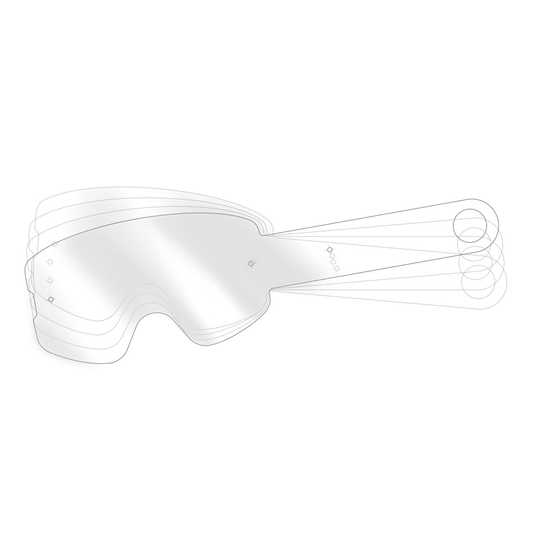 509 Clear Tear Off Refills For Kingpin Lenses