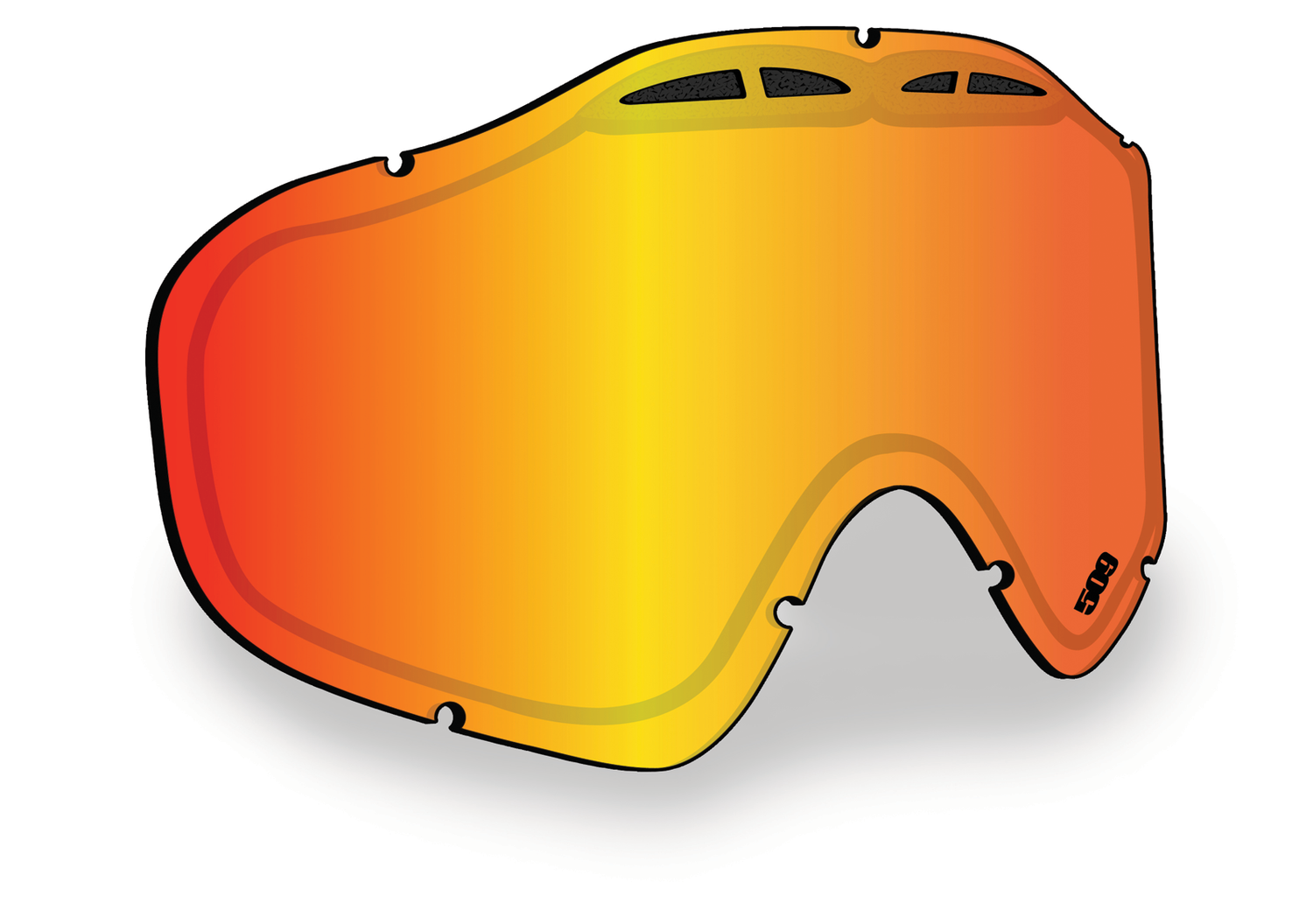 509 Sinister X5 Goggle Lenses Fire Mirror / Rose