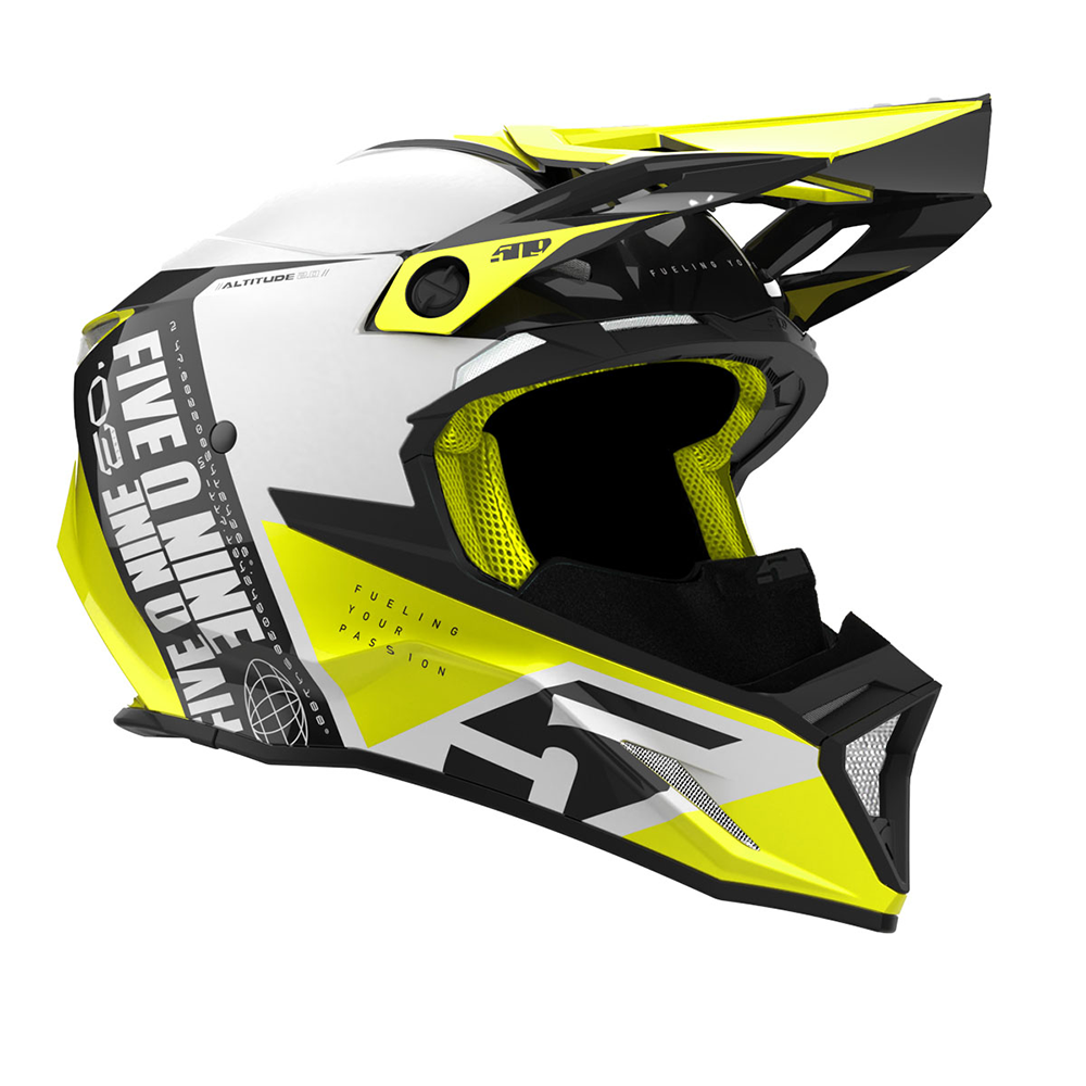 full visibility motorcycle helmet VCAN VX Face Street Motorycle Helmets / DOT & ECE-R 22.05 Certified / Coolmax / Pinlock Ready / Glasses Friendly Gloss Yellow / : / 23 ILM Z501 Full Face Motorcycle Helmet 509 Altitude 2.0 Helmet Highlighter