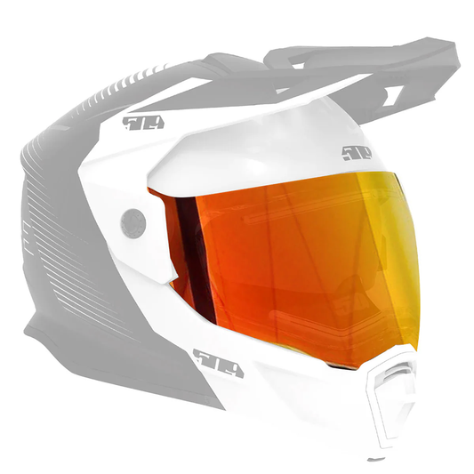  509 Delta R4 Replacement Shield - Fire Mirror