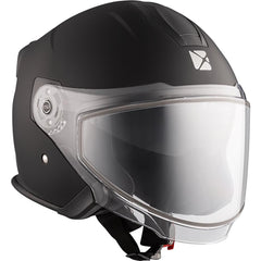 [Color:::Matte Black] CKX Razor RSV Open Face Helmet with Dual Lens Shield