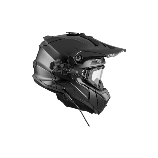  CKX Titan Fiberglass Helmet - W/Electric Lens Goggles