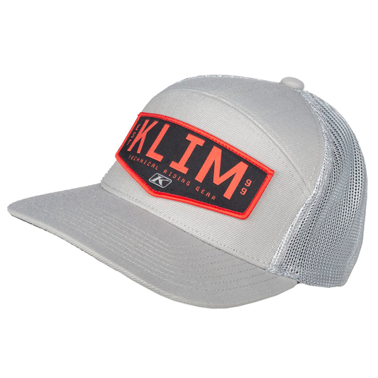 Klim Octane Hat Slate Gray - Fiery Red