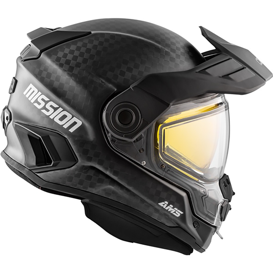 CKX Mission AMS Dual Sport Carbon Fiber Helmet w/ Electric Shield