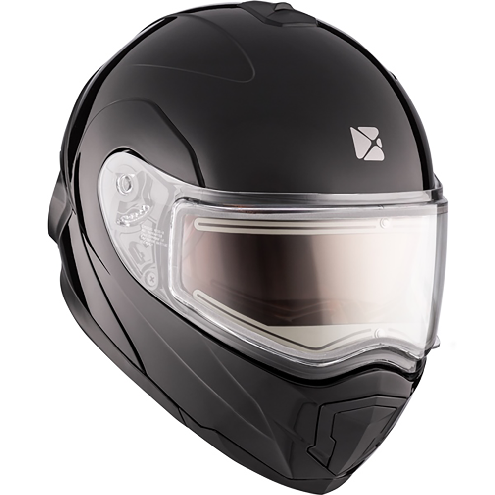 crivit motorcycle flip up helmet CKX Tranz 1.5 AMS Helmet, Electric, Black, XS