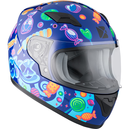  CKX RR519Y Child CANDY Full Face Snowmobile Helmet